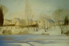Binsenteich Winter