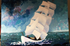 Segelschiff Nummer 4